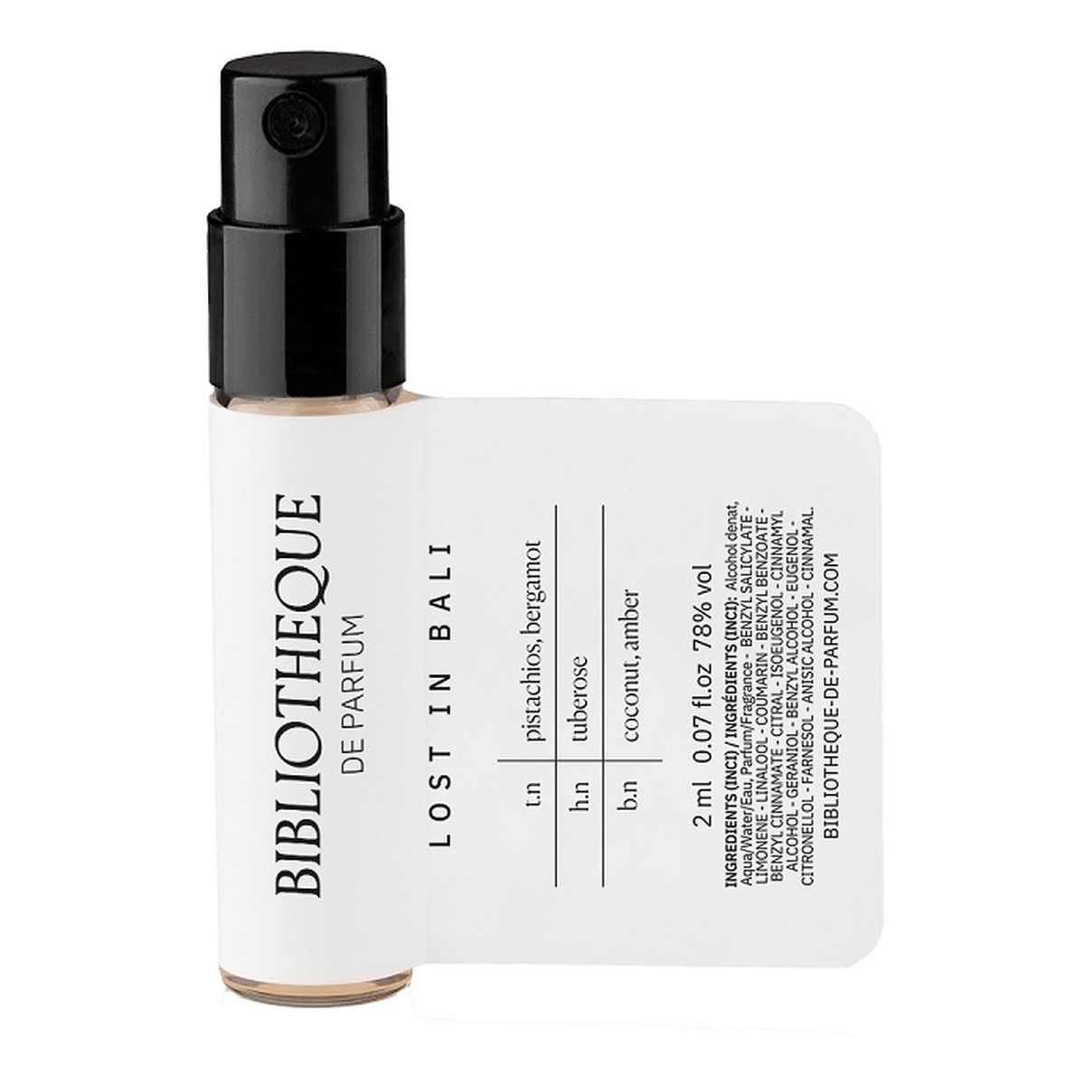 Bibliotheque de Parfum Lost In Bali Woda perfumowana spray próbka 2ml