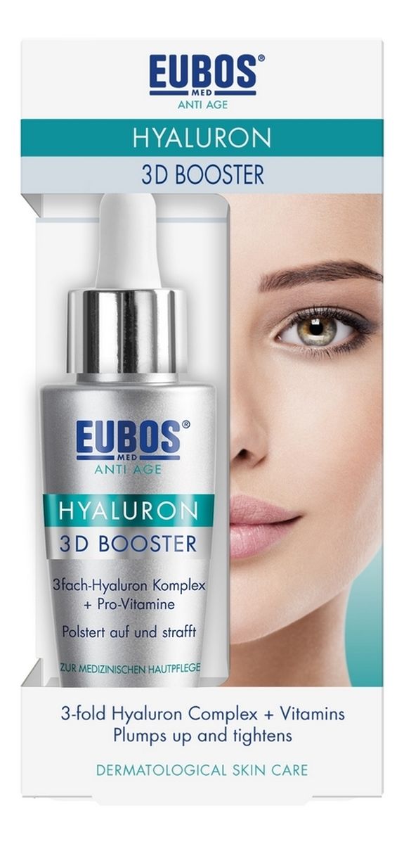 3D Booster przeciwzmarszczkowe serum do twarzy z kwasem hialuronowym