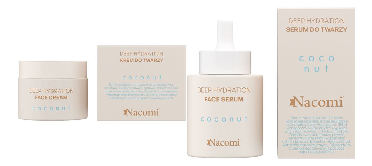 Coconut Krem do twarzy + Serum