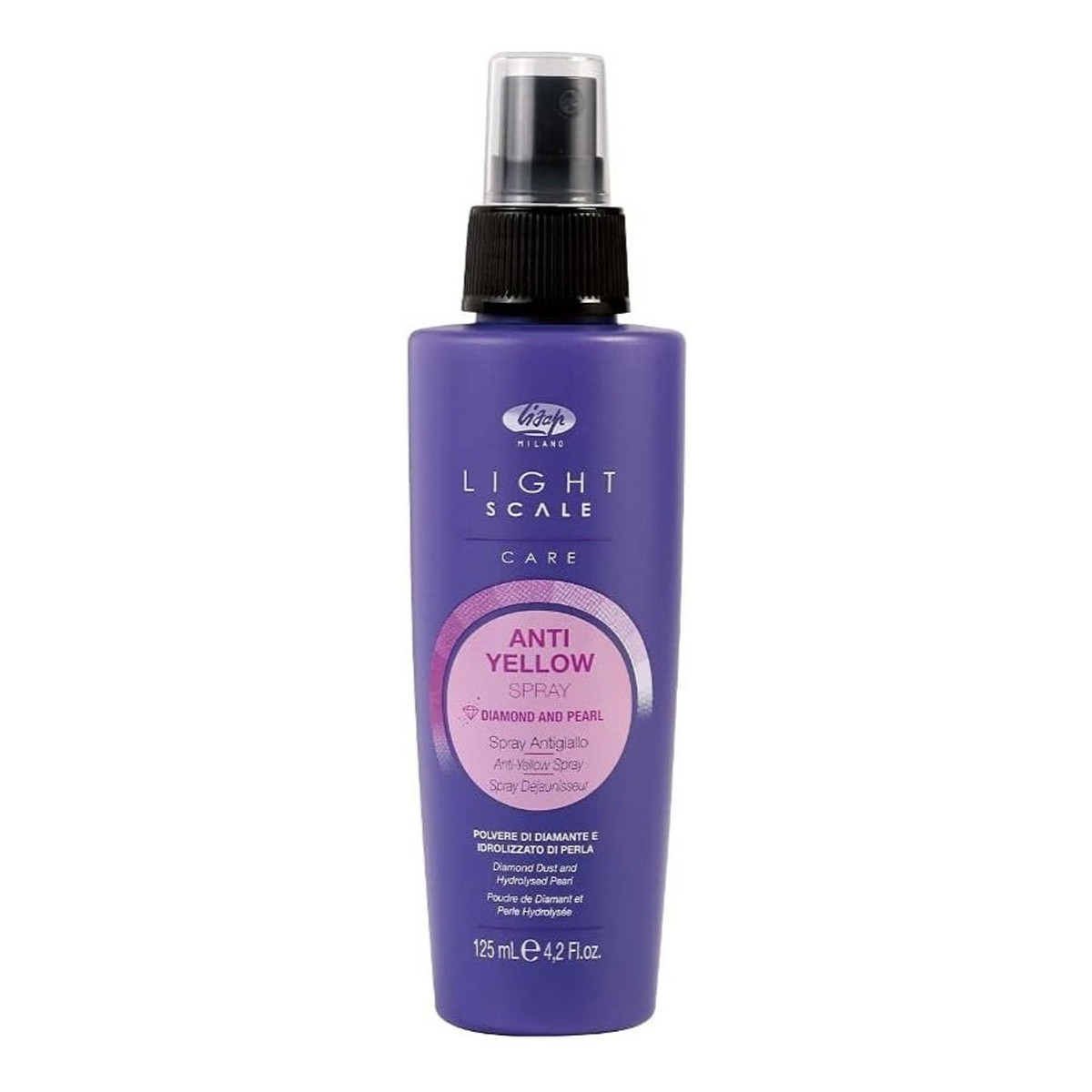 Lisap Light Scale Anti-Yellow spray do włosów blond i siwych 125ml