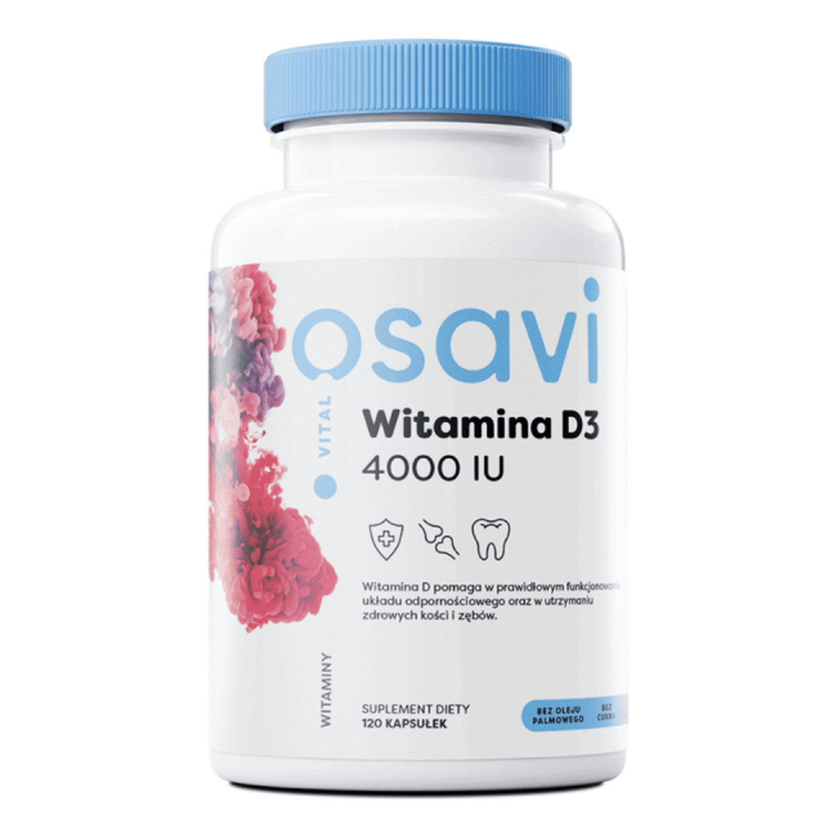 Osavi Witamina D3 4000 IU suplement diety 120 kapsułek