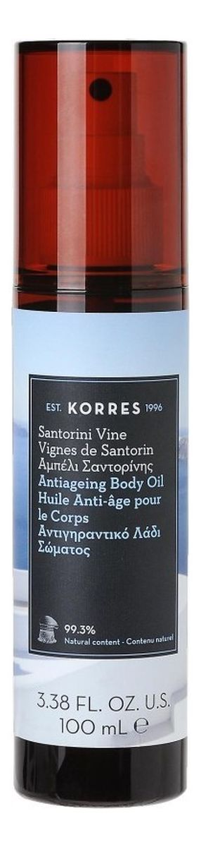 Santorini Vine Dry Body Oil Suchy Olejek do ciała o zapachu kwiatu winorośli