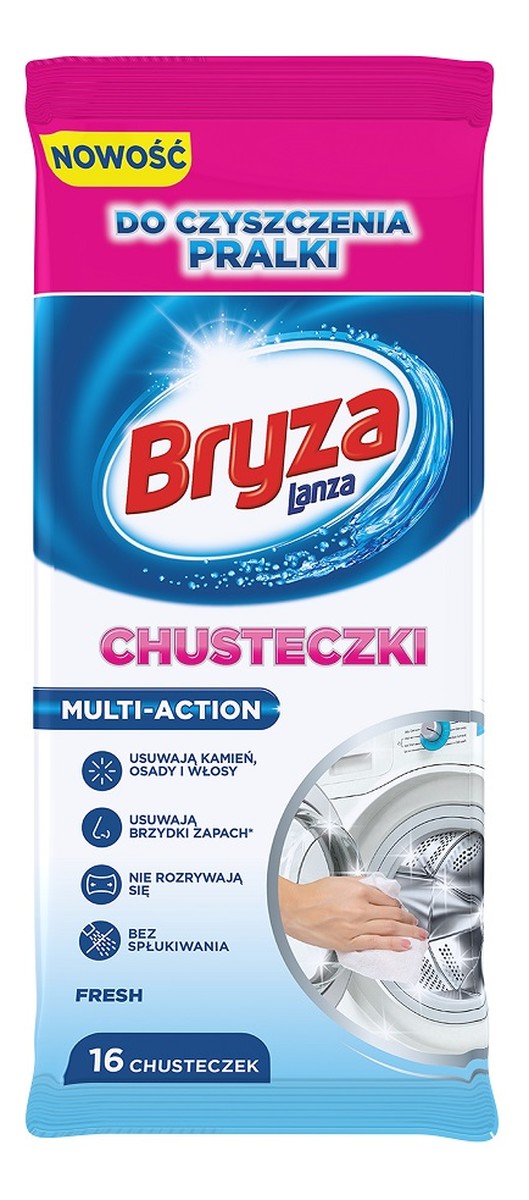 chusteczki do czyszczenia pralki 16szt