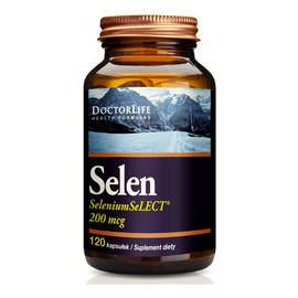 Selen 200mcg suplement diety 120 kapsułek