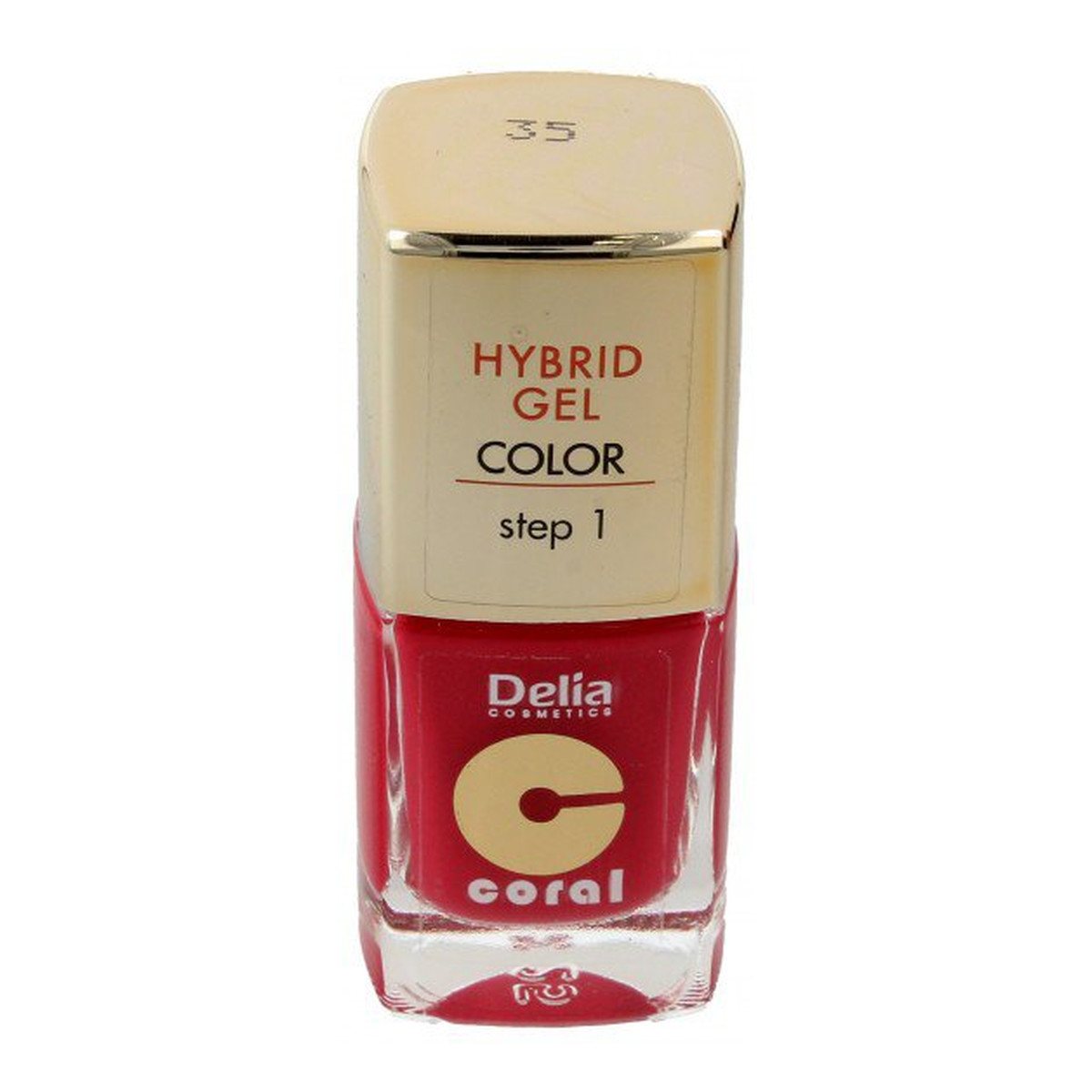 Delia Hybrid Gel Coral Lakier Do Paznokci 11ml