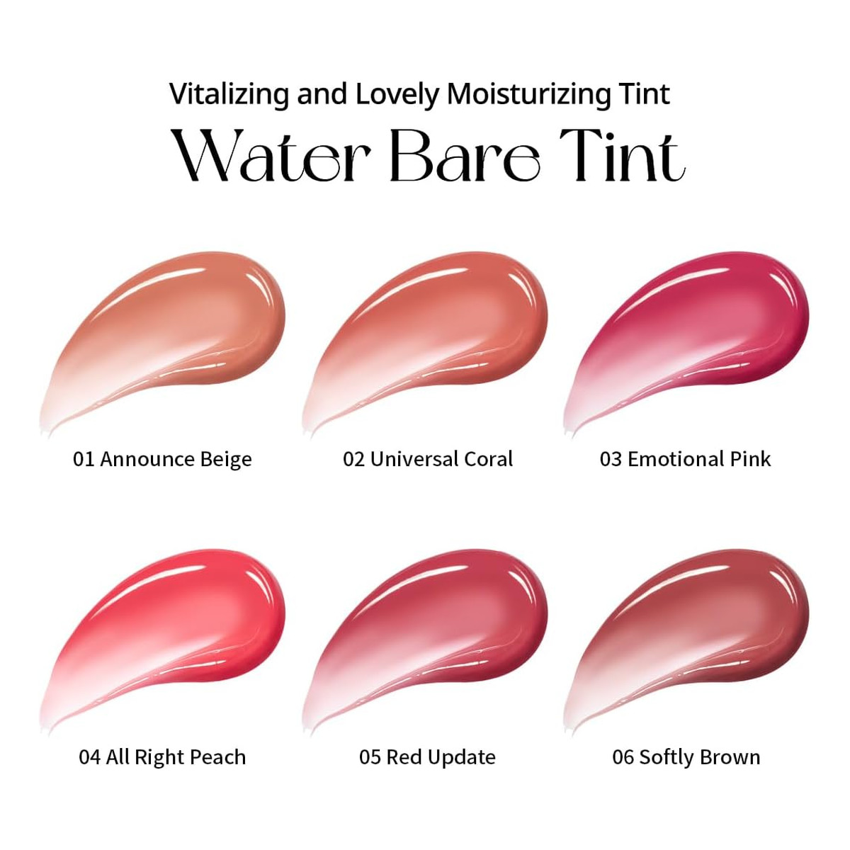 Peripera Water Bare Tint pomadka w płynie 3.7g