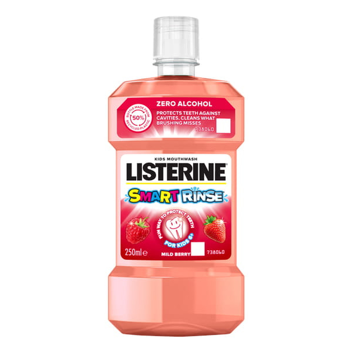 Listerine Smart Rinse Mild Berry Płyn do płukania jamy ustnej 250ml