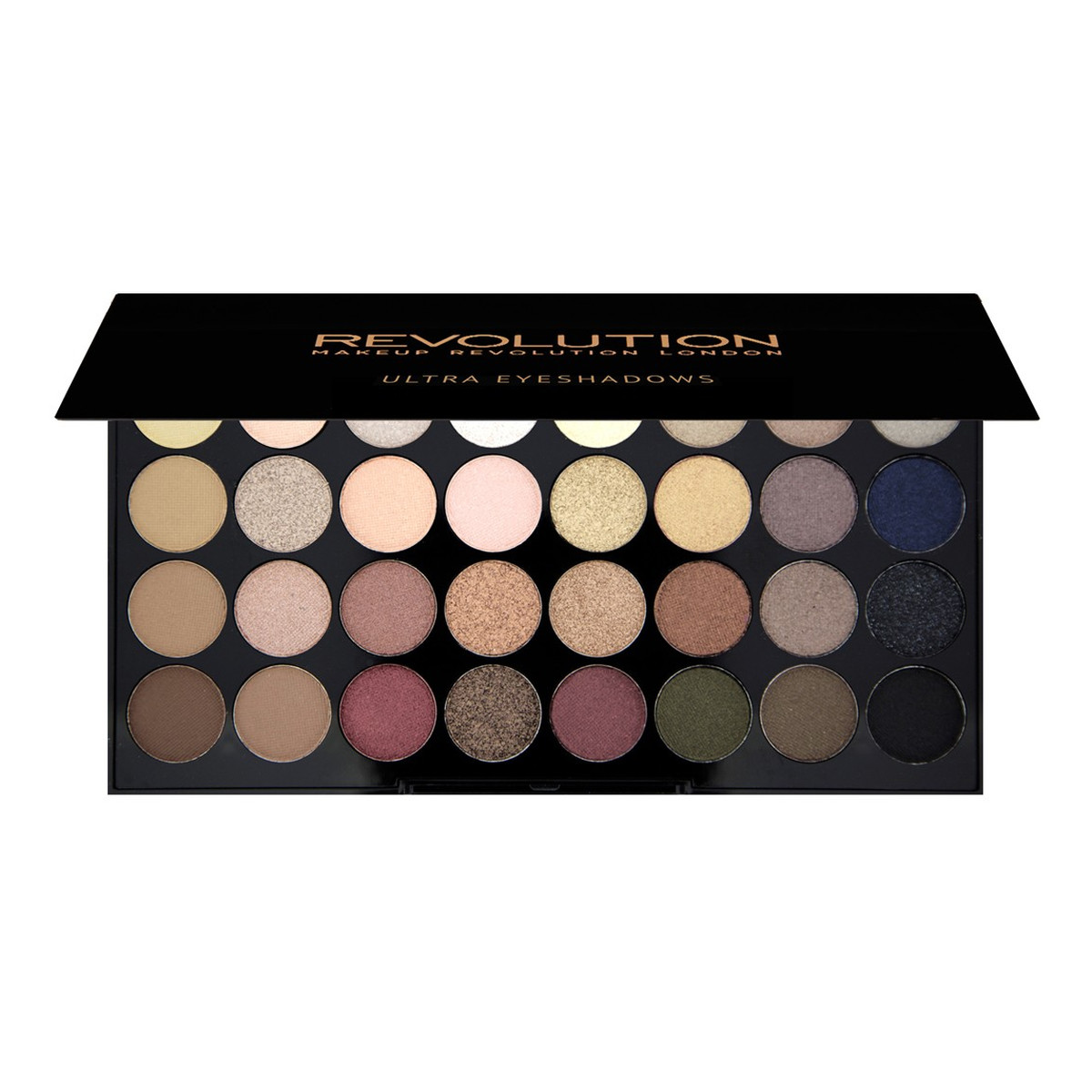 Makeup Revolution 32 Shade Eyeshadow Palette Flawless Paleta 32 Cieni Do Powiek 16g