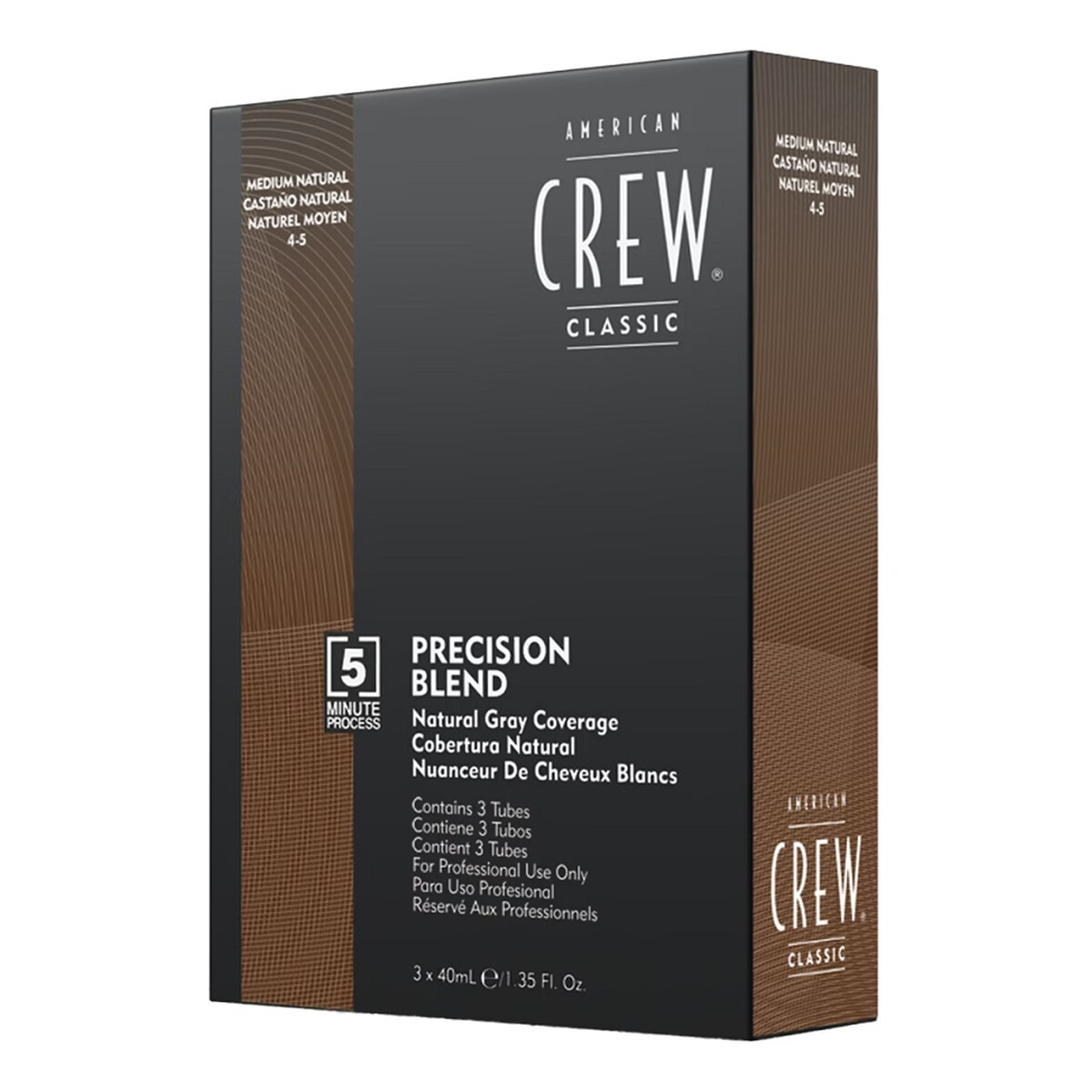 American Crew Precision blend odsiwiacz do włosów 4-5 medium natural 3x40ml 120ml