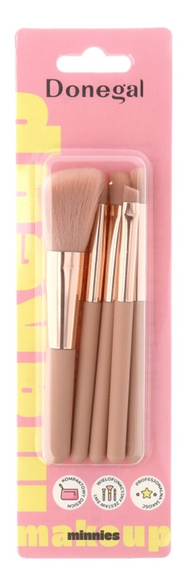 zestaw mini pędzli do makijażu 5szt.