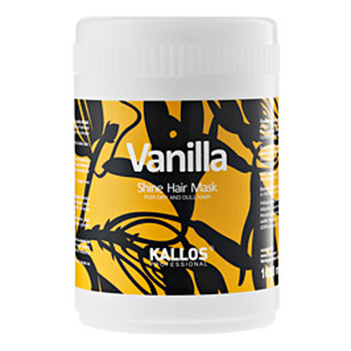 Kallos KJMN Vanilla Maska Do Włosów Suchych i Matowych 1000ml