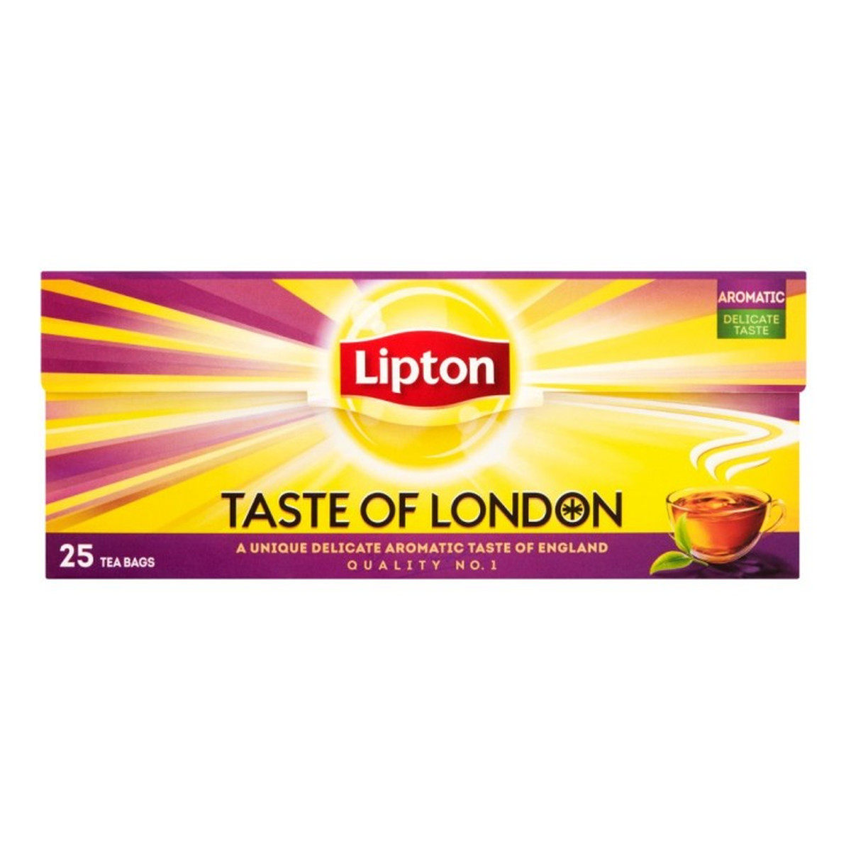 Lipton Taste Of London herbata czarna 25 torebek 50g