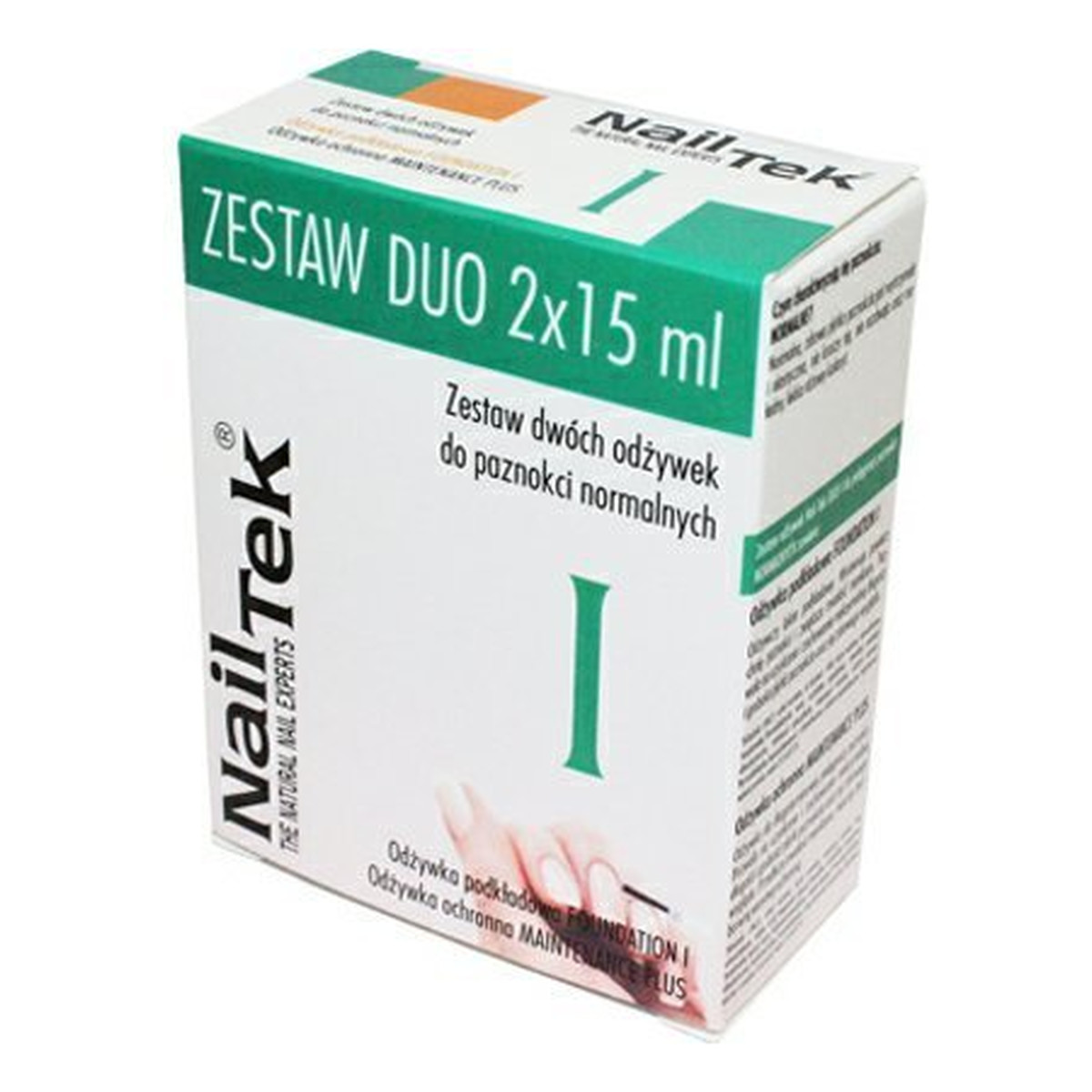 Nail Tek DUO I Zestaw Odżywek Do Pielęgnacji Paznokci Normalnych