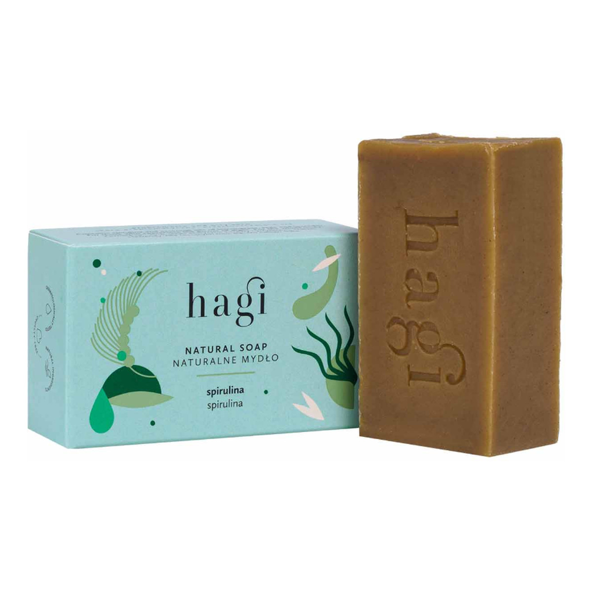 Hagi Naturalne mydło ze SPIRULINĄ 100g