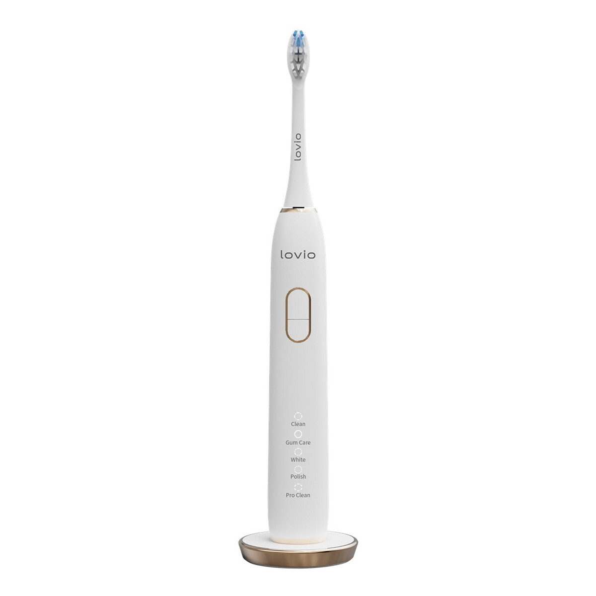 Lovio Sonicprotect pro szczoteczka elektryczna soniczna biała lvtb124wh + 5 końcówek