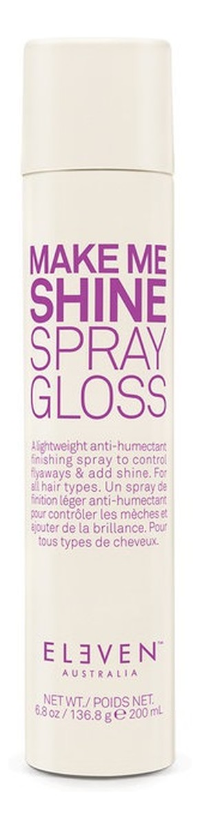 Make Me Shine Spray Gloss lakier nabłyszczający do włosów