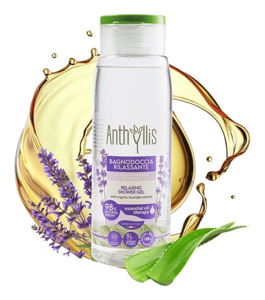 Relaksujący bio żel pod prysznic z ekstraktem z lawendy i aloesem