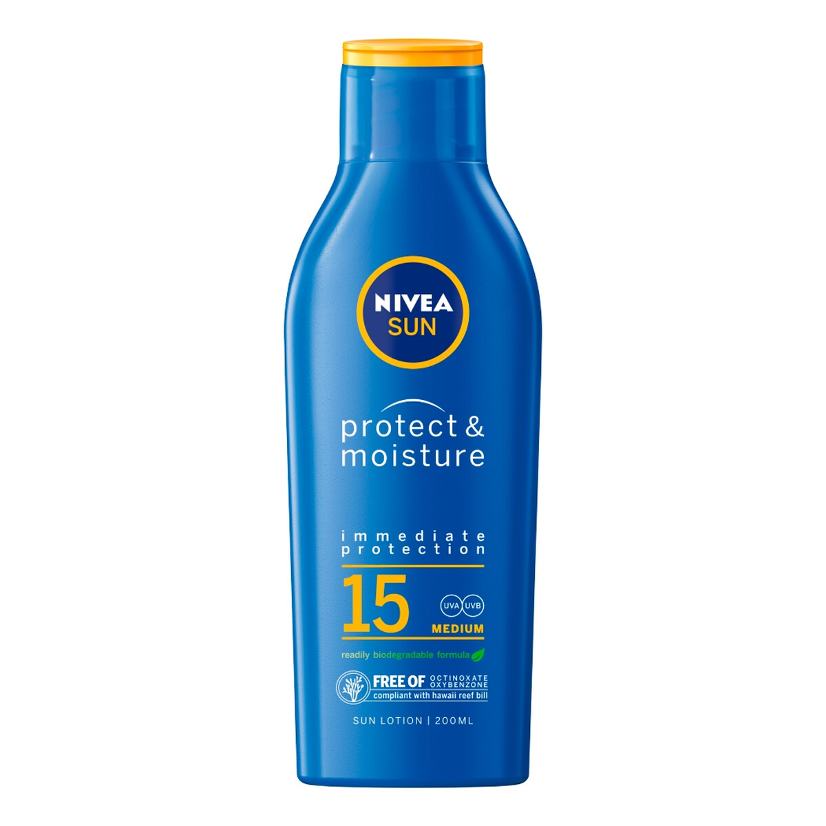 Nivea Sun Protect & Moisture Nawilżający balsam do opalania SPF 15 200ml