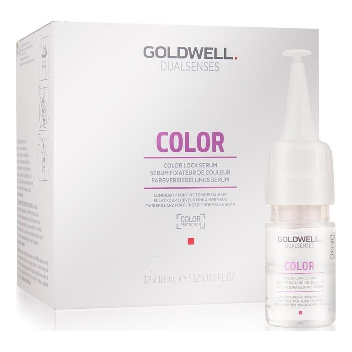 Goldwell Dualsenses Color Intensive Conditioning Serum utrwalające kolor dla włosów normalnych i cienkich 12x18ml 216ml