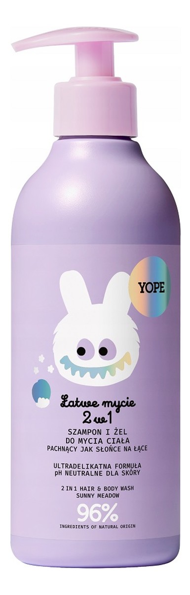 Szampon i żel do mycia ciała dla dzieci 2w1 Słońce na Łące