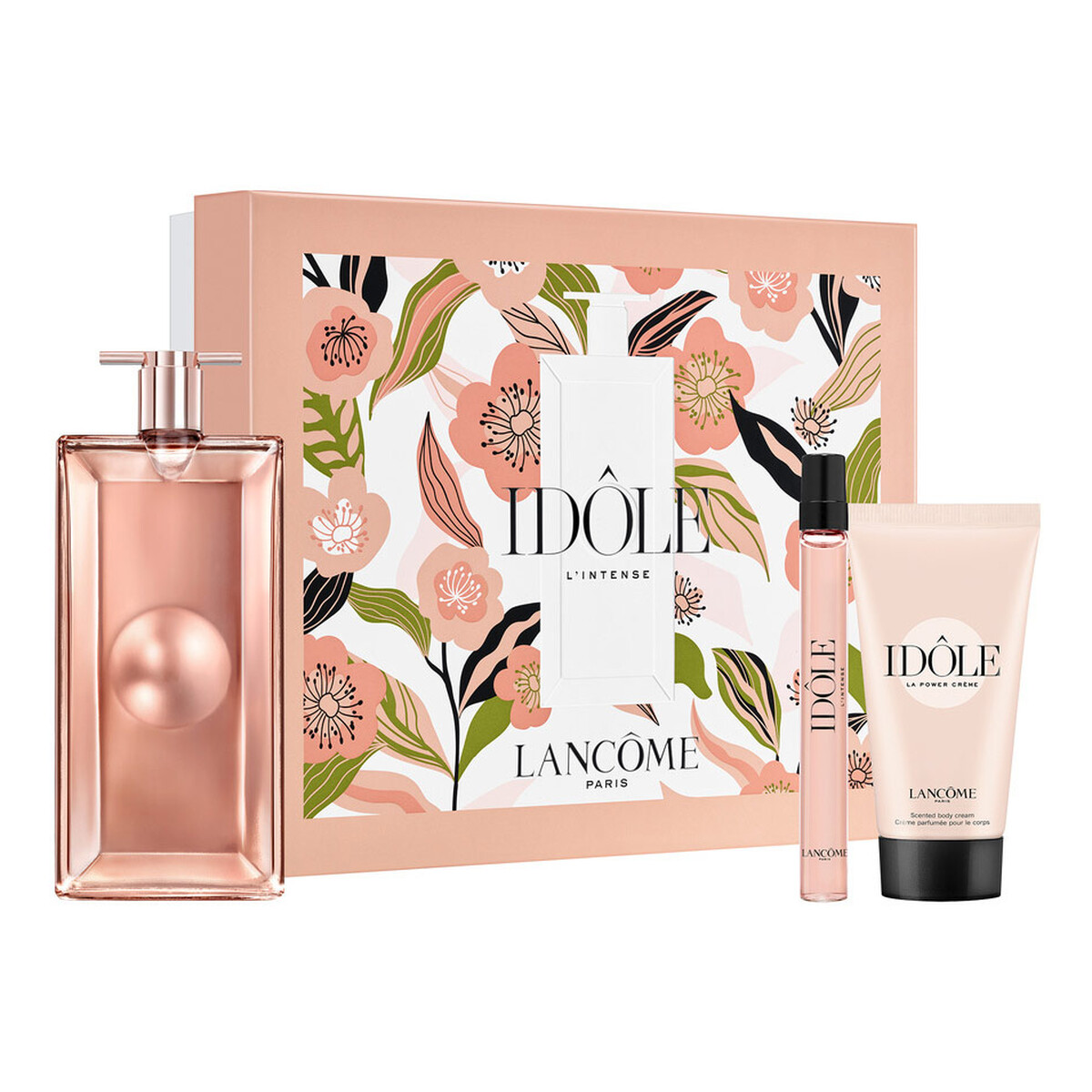 Lancome Idole L'Intense Zestaw woda perfumowana spray 50ml + woda perfumowana spray 10ml + krem do ciała 50ml