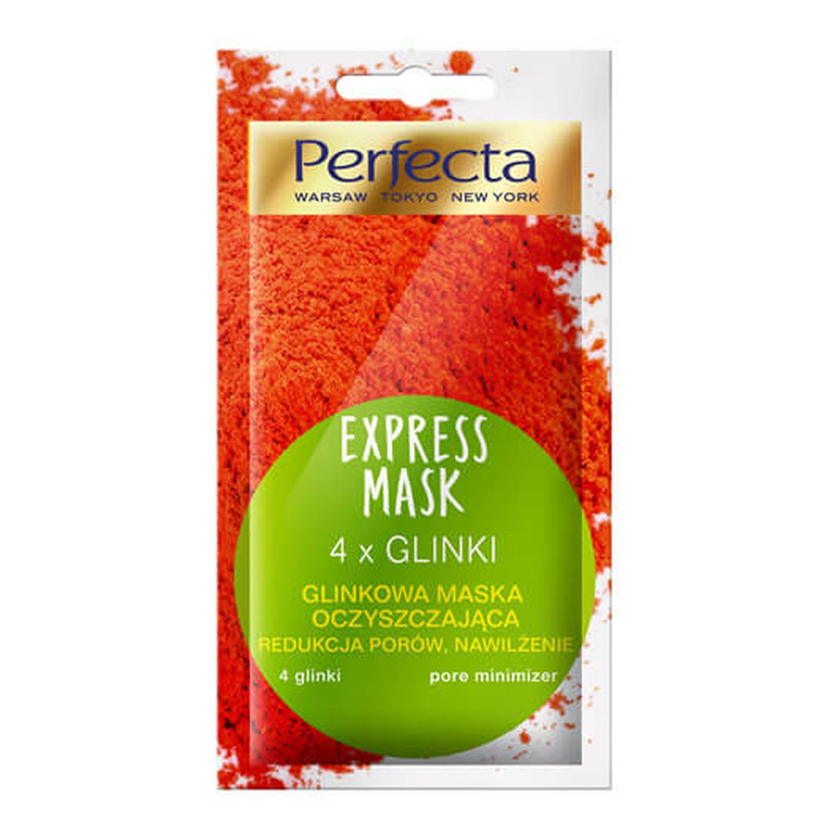 Perfecta Express Mask Glinkowa Maska oczyszczająca 4 Glinki 8ml