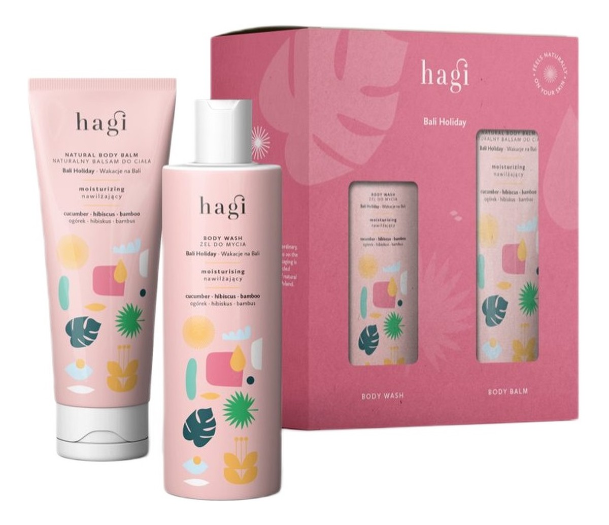 zestaw żel do mycia ciała 300ml + balsam do ciała 300ml