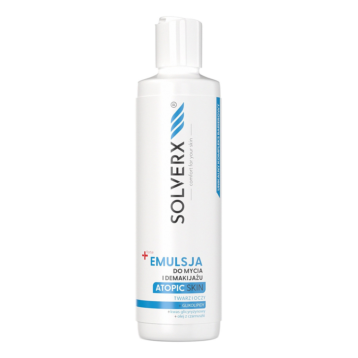 Solverx Atopic skin Emulsja do mycia i demakijażu twarzy i oczu 200ml