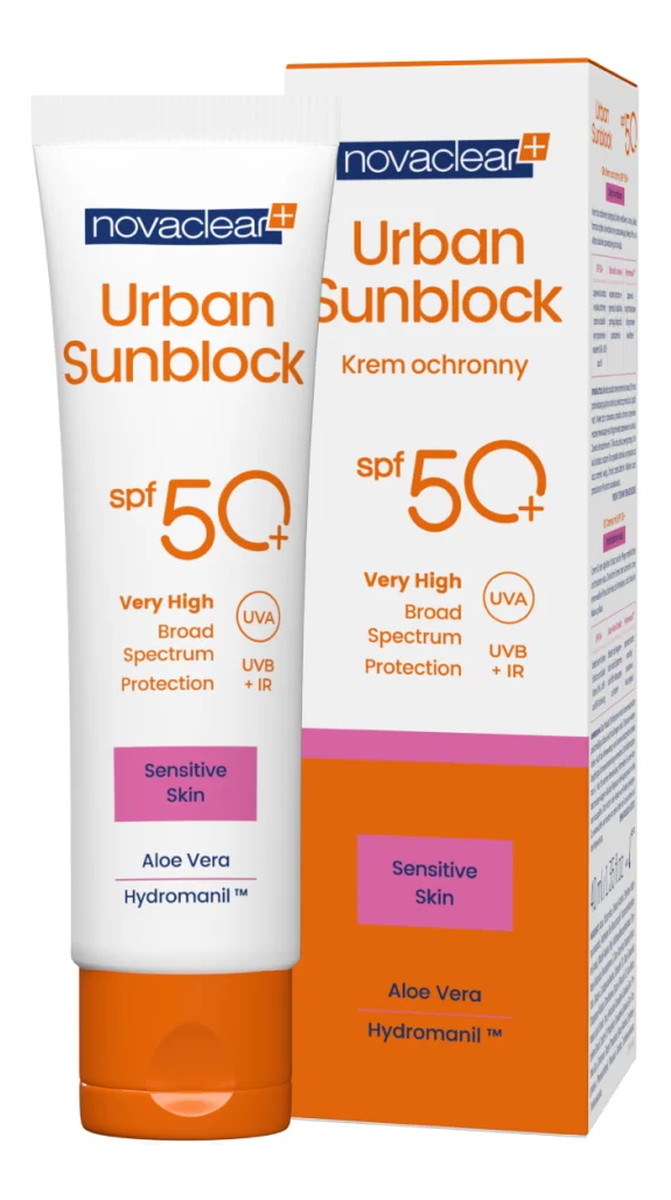 Krem ochronny do twarzy SPF 50+ Skóra wrażliwa