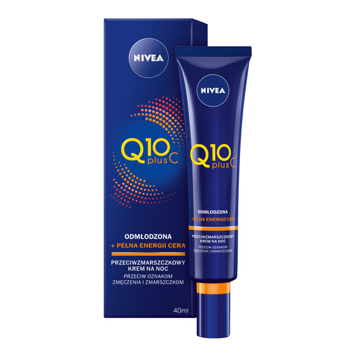 Nivea Q10 Plus C Krem przeciwzmarszczkowy energetyzujący na noc 50ml