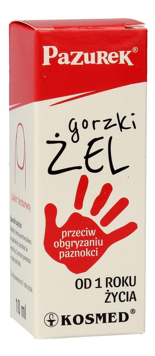 Pazurek Gorzki Żel przeciw obgryzaniu paznokci
