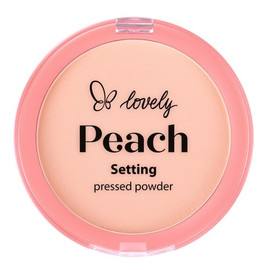 Peach Setting Pressed Powder półtransparentny prasowany puder