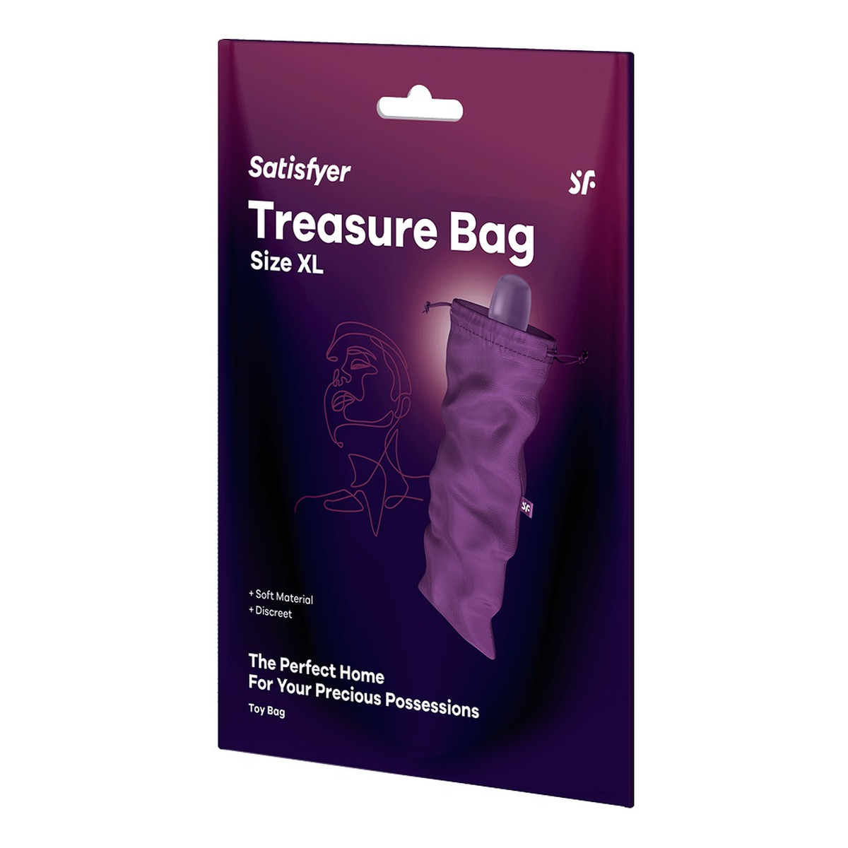 Satisfyer Treasure bag torba do przechowywania gadżetów xl violet