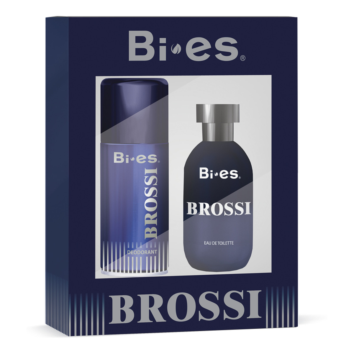 Bi-es Brossi Blue Zestaw: Woda Toaletowa+Dezodorant Spray 250ml