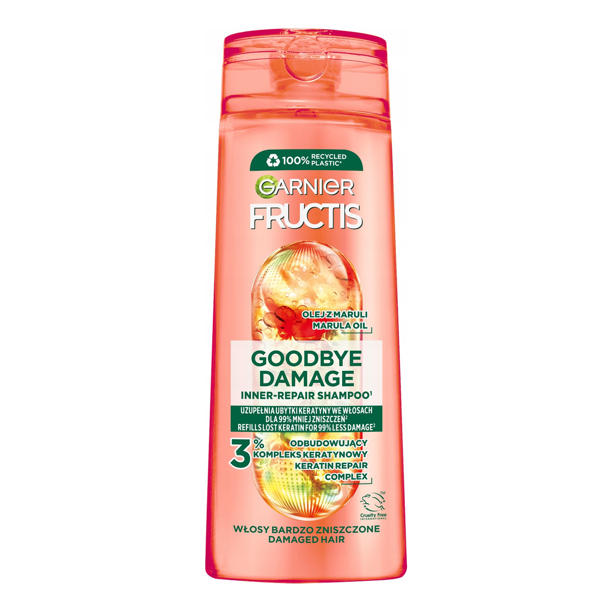 Garnier Fructis Goodbye Damage Szampon do włosów bardzo zniszczonych 400ml