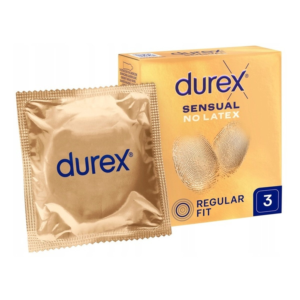 Durex Sensual no latex prezerwatywy nielateksowe 3szt