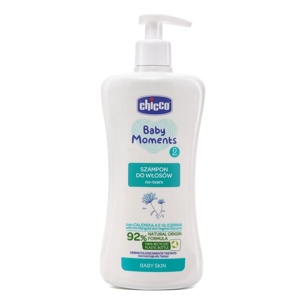 Chicco Baby moments szampon do włosów 0m+ 500ml