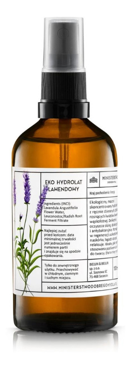 Hydrolat z dzikiej lawendy ekologiczny