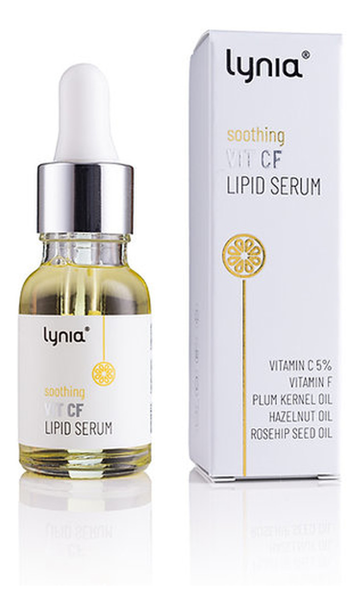 Łagodzące serum lipidowe z witaminami C i F