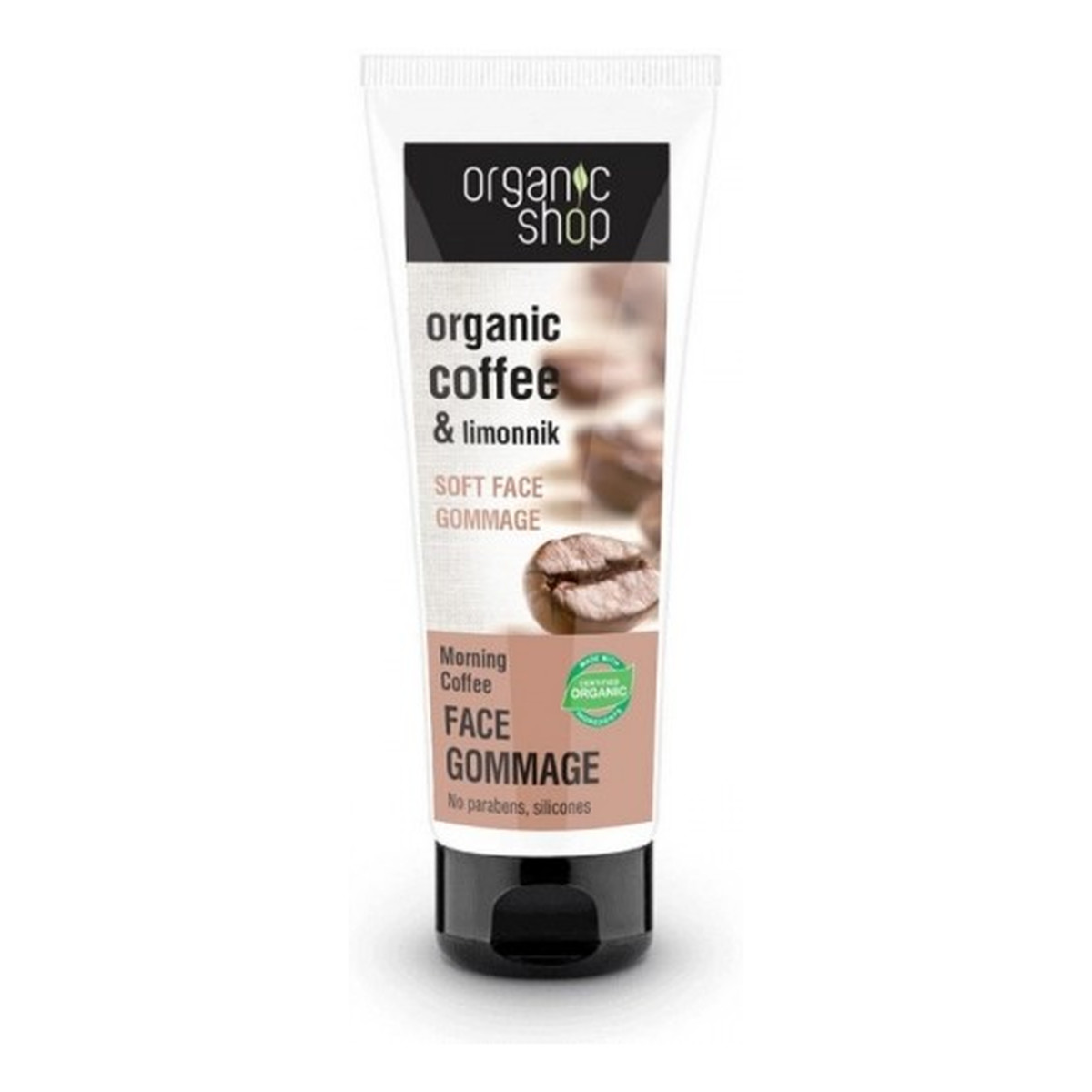 Organic Shop Kawa Poranna Delikatny Scrub - Gomaż Do Twarzy 75ml