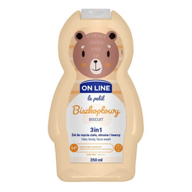 Żel do mycia ciała,włosów i twarzy 3w1 dla dzieci Biszkoptowy