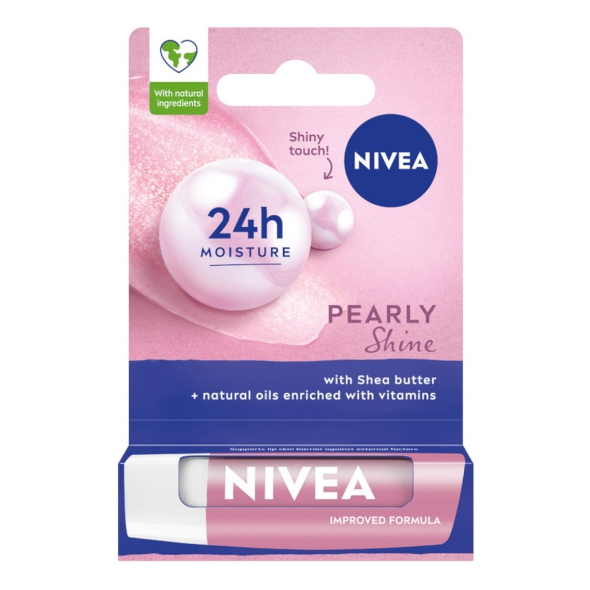 Nivea Lip Care Pielęgnująca pomadka do ust Pearly Shine 5ml
