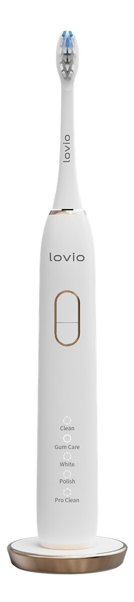 szczoteczka elektryczna soniczna biała lvtb124wh + 5 końcówek