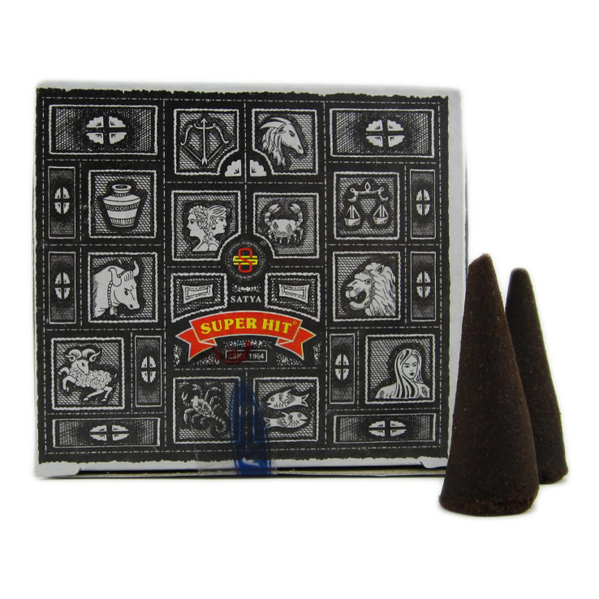 Satya Kadzidła Stożkowe piżmo i drzewo sandałowe