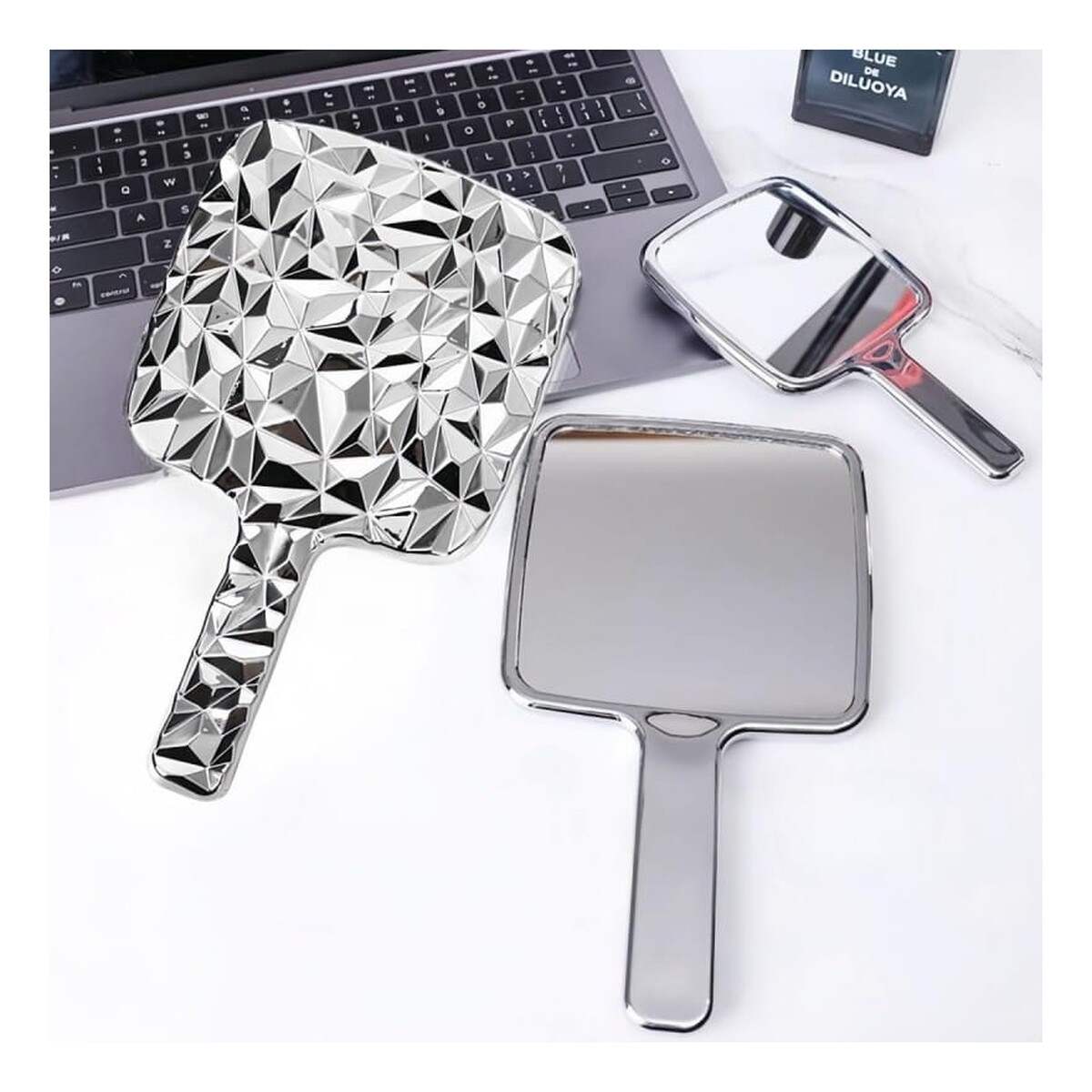 Ecarla Lusterko kosmetyczne z rączką