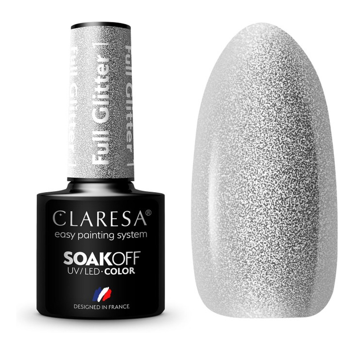 Claresa Full Glitter Lakier hybrydowy 5ml