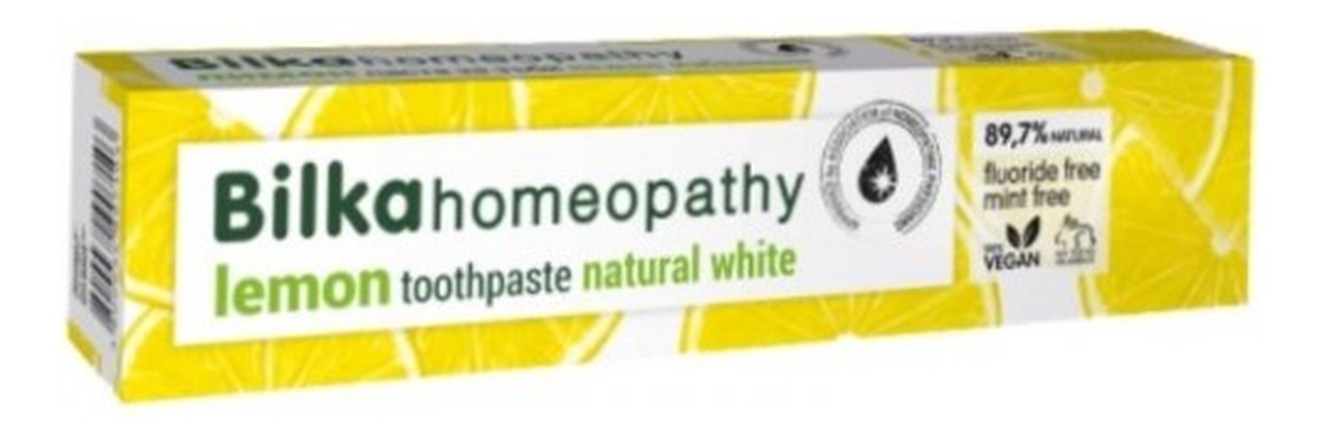 Homeopathy pasta do zębów lemon