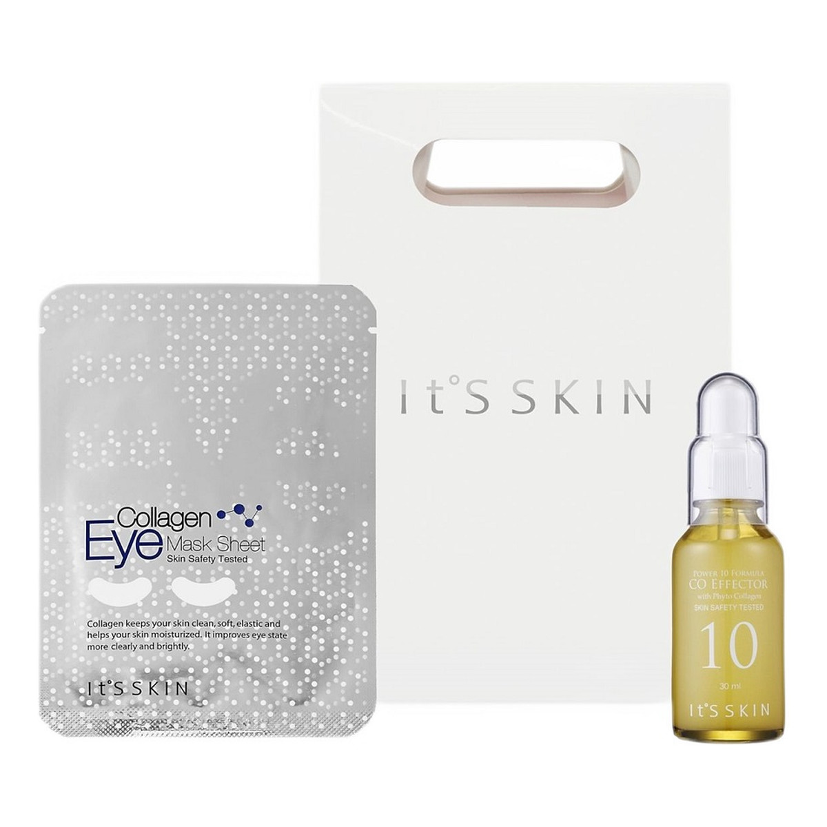 It's Skin Beauty Elasticity Gift Set Zestaw ujędrniające serum do twarzy 30ml + kolagenowe płatki pod 3g