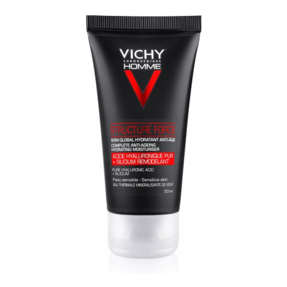 Vichy Homme Structure Force Krem wzmacniający przeciwzmarszczkowy dla mężczyzn 50ml