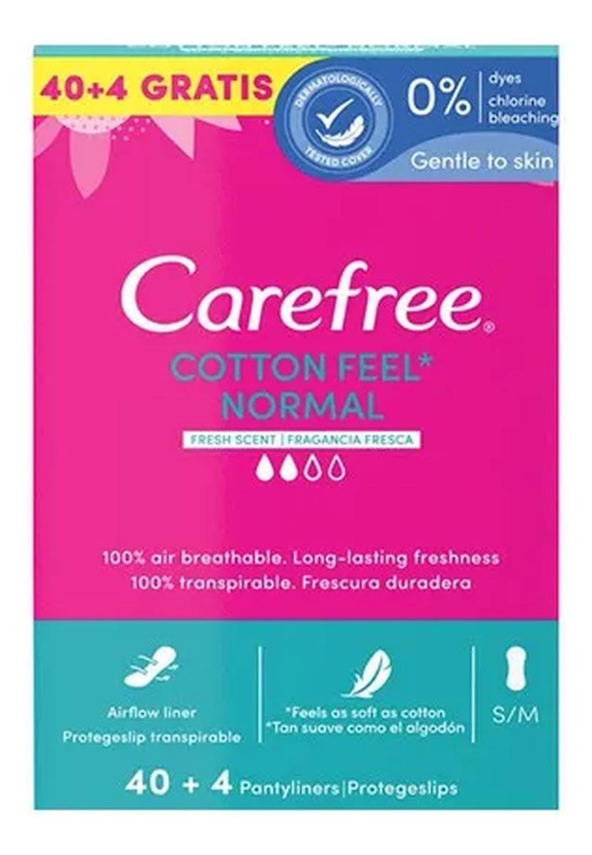 Wkładki Higieniczne Normal Cotton Fresh 44 szt